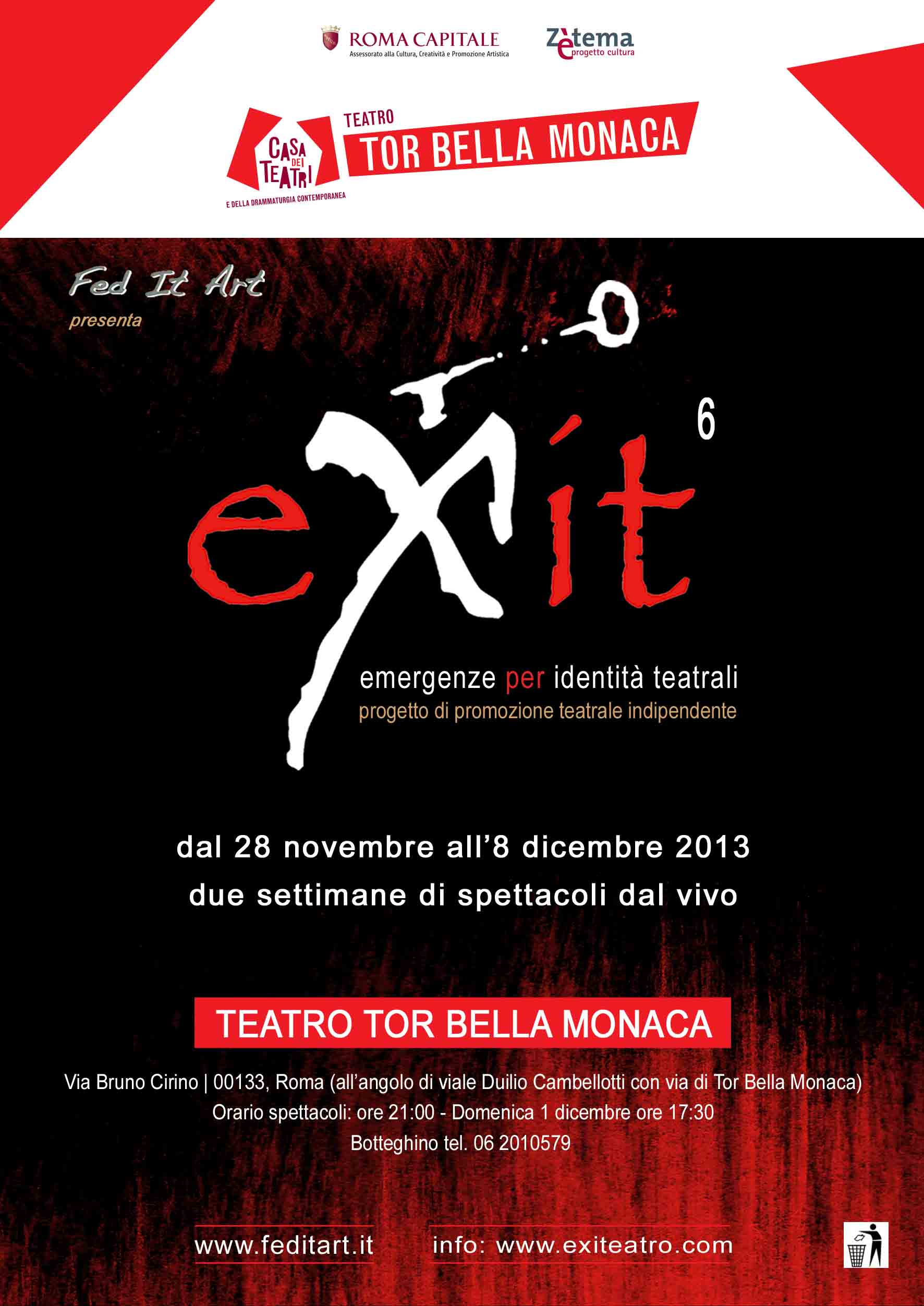 ExIt - rassegna di teatro - Teatro Tor Bella Monaca